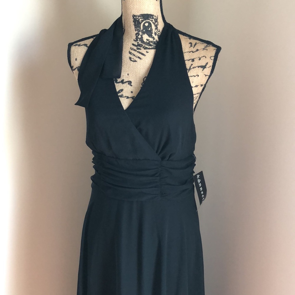 Black party dress with tags